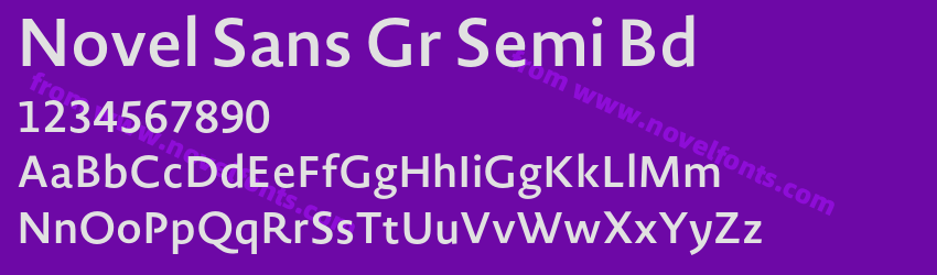 Novel Sans Gr Semi BdPreview Novel Sans Gr Semi BdPreview