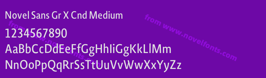 Novel Sans Gr X Cnd MediumPreview Novel Sans Gr X Cnd MediumPreview