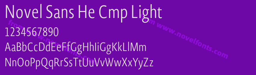 Novel Sans He Cmp LightPreview Novel Sans He Cmp LightPreview
