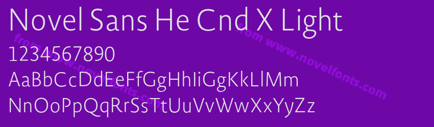 Novel Sans He Cnd X LightPreview Novel Sans He Cnd X LightPreview