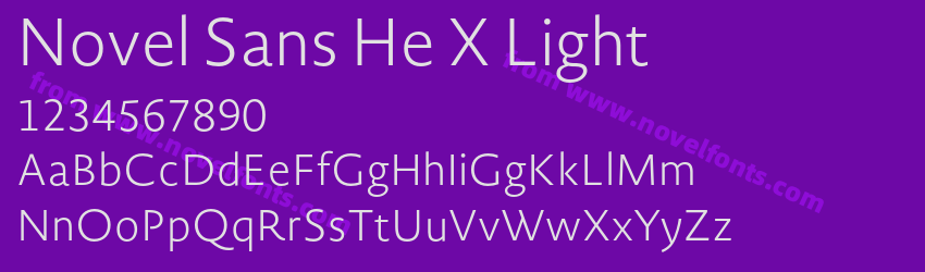 Novel Sans He X LightPreview Novel Sans He X LightPreview