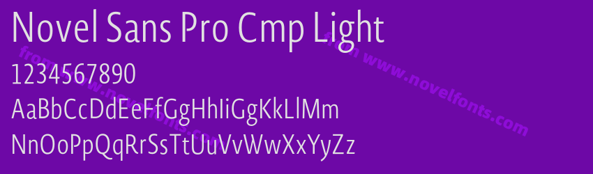 Novel Sans Pro Cmp LightPreview Novel Sans Pro Cmp LightPreview