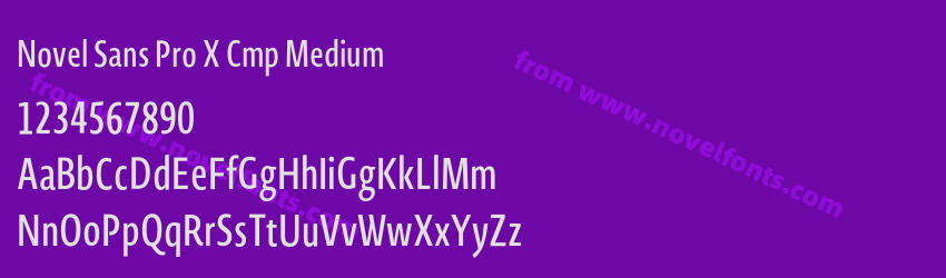 Novel Sans Pro X Cmp MediumPreview Novel Sans Pro X Cmp MediumPreview