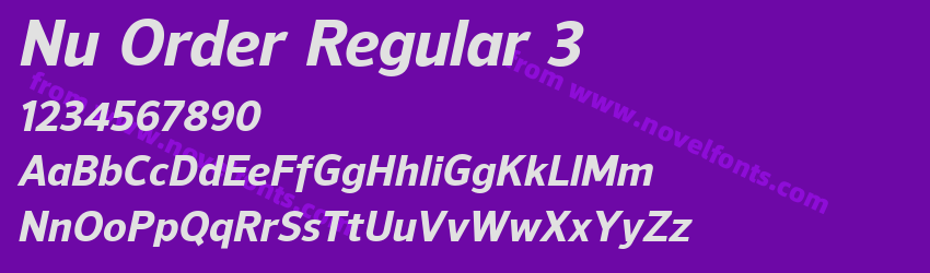 Nu Order Regular 3Preview Nu Order Regular 3Preview