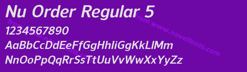 Nu Order Regular 5Preview Nu Order Regular 5Preview