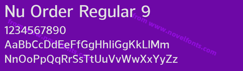 Nu Order Regular 9Preview Nu Order Regular 9Preview