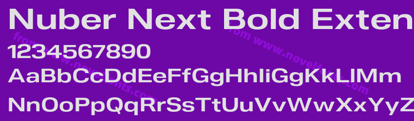 Nuber Next Bold ExtendedPreview Nuber Next Bold ExtendedPreview
