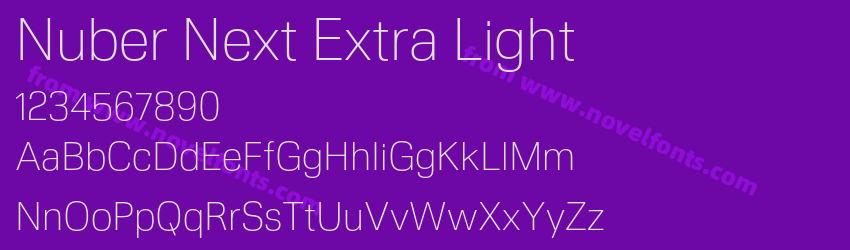 Nuber Next Extra LightPreview Nuber Next Extra LightPreview