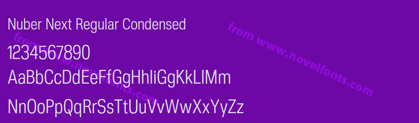 Nuber Next Regular CondensedPreview Nuber Next Regular CondensedPreview