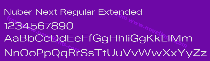 Nuber Next Regular ExtendedPreview Nuber Next Regular ExtendedPreview
