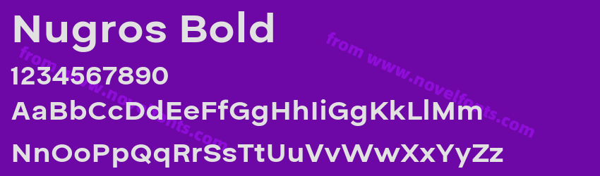 Nugros BoldPreview Nugros BoldPreview