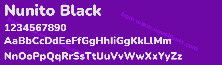 Nunito BlackPreview Nunito BlackPreview