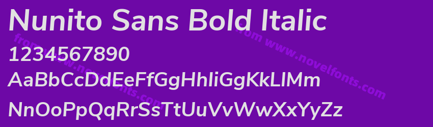Nunito Sans Bold ItalicPreview Nunito Sans Bold ItalicPreview