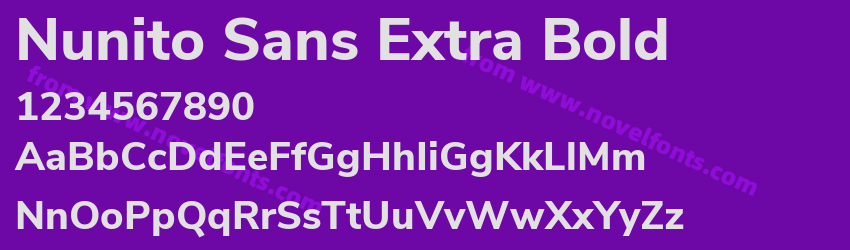 Nunito Sans Extra BoldPreview Nunito Sans Extra BoldPreview