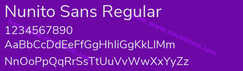 Nunito Sans RegularPreview Nunito Sans RegularPreview