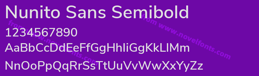 Nunito Sans SemiboldPreview Nunito Sans SemiboldPreview