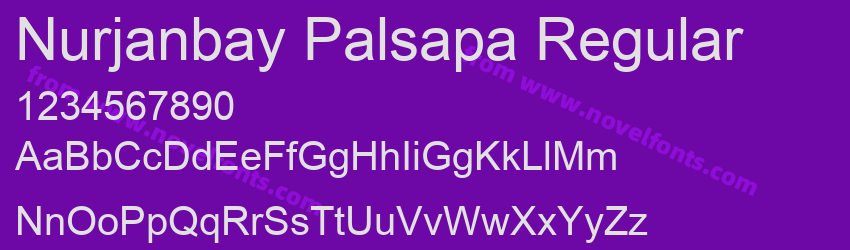 Nurjanbay Palsapa RegularPreview Nurjanbay Palsapa RegularPreview