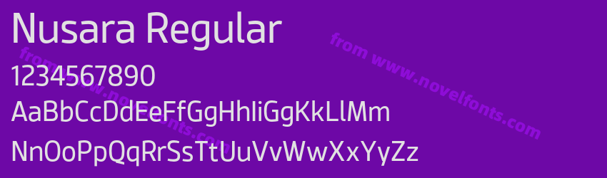 Nusara RegularPreview Nusara RegularPreview