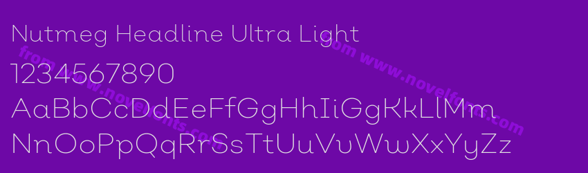 Nutmeg Headline Ultra LightPreview Nutmeg Headline Ultra LightPreview