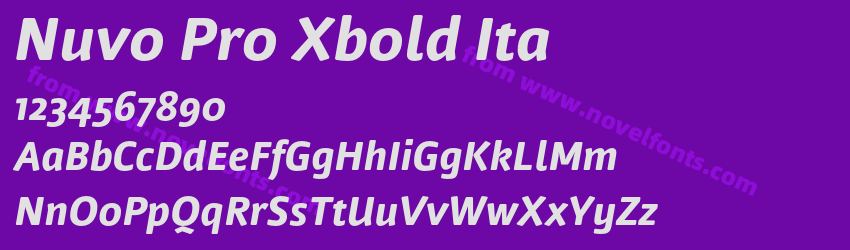 Nuvo Pro Xbold ItaPreview Nuvo Pro Xbold ItaPreview