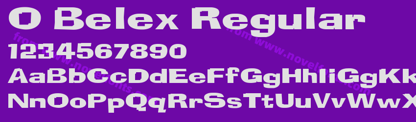 O Belex RegularPreview O Belex RegularPreview