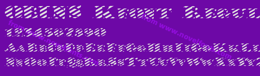 OBINS Kfont RegularPreview OBINS Kfont RegularPreview