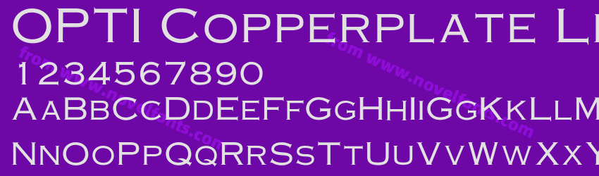 OPTI Copperplate LightPreview OPTI Copperplate LightPreview