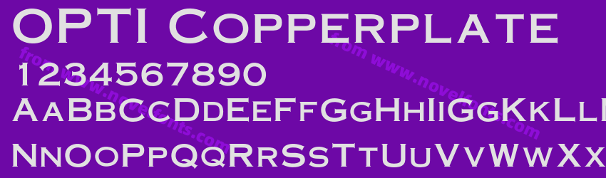 OPTI CopperplatePreview OPTI CopperplatePreview