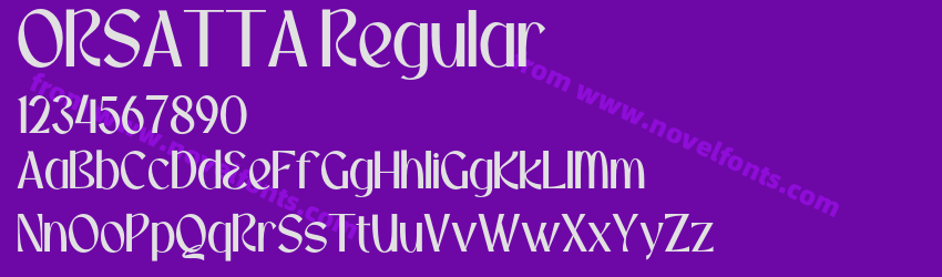ORSATTA RegularPreview ORSATTA RegularPreview