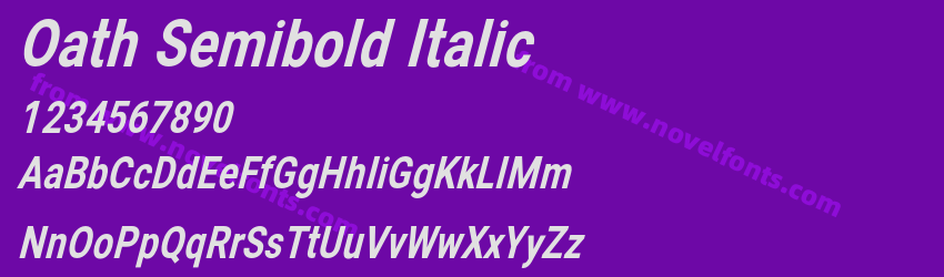 Oath Semibold ItalicPreview Oath Semibold ItalicPreview