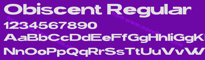 Obiscent RegularPreview Obiscent RegularPreview