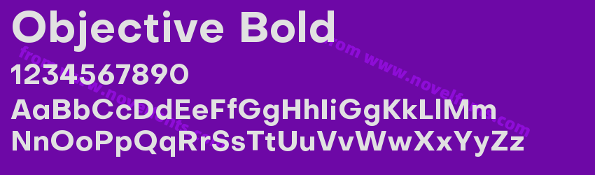 Objective BoldPreview Objective BoldPreview