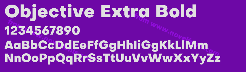Objective Extra BoldPreview Objective Extra BoldPreview