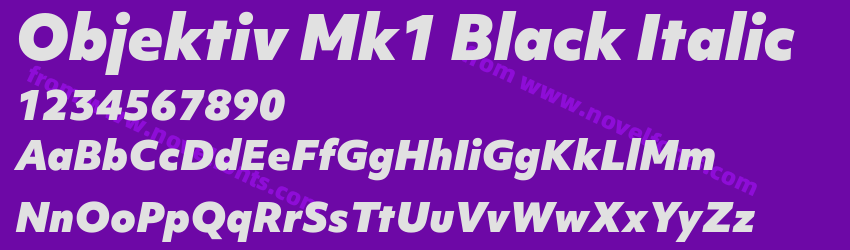 Objektiv Mk1 Black ItalicPreview Objektiv Mk1 Black ItalicPreview