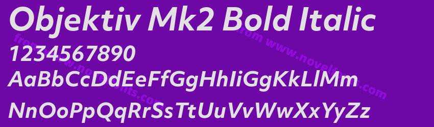 Objektiv Mk2 Bold ItalicPreview Objektiv Mk2 Bold ItalicPreview