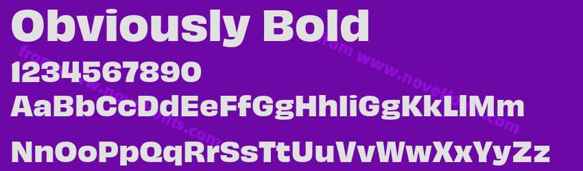 Obviously BoldPreview Obviously BoldPreview