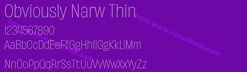 Obviously Narw ThinPreview Obviously Narw ThinPreview