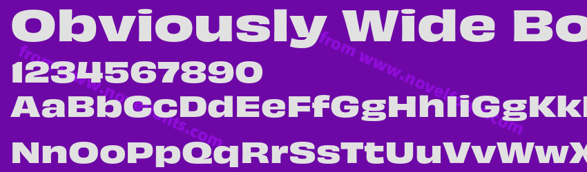 Obviously Wide Bold BoldPreview Obviously Wide Bold BoldPreview