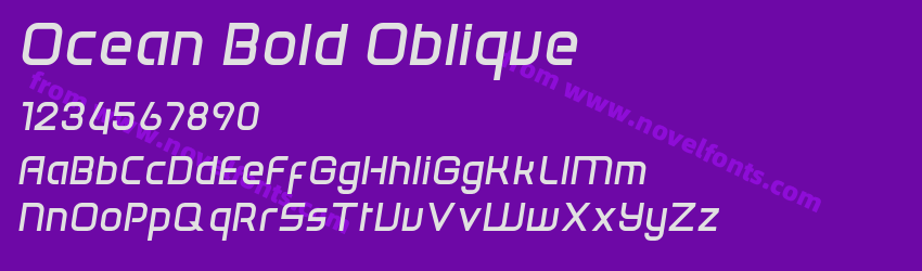 Ocean Bold ObliquePreview Ocean Bold ObliquePreview