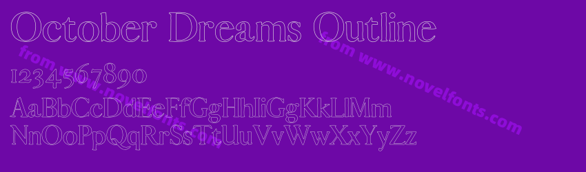 October Dreams OutlinePreview October Dreams OutlinePreview