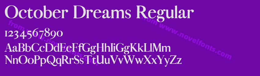 October Dreams RegularPreview October Dreams RegularPreview