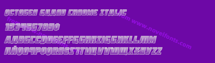 October Guard Chrome ItalicPreview October Guard Chrome ItalicPreview