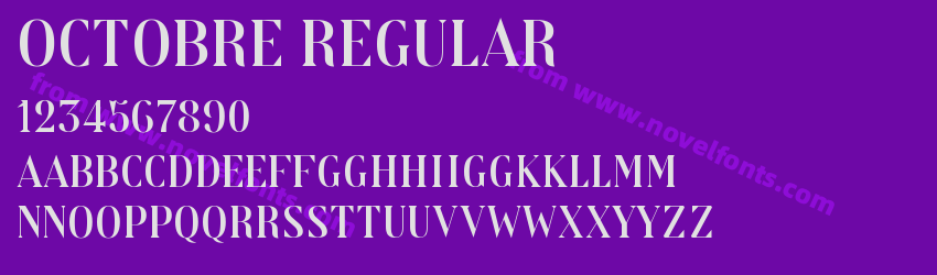 Octobre RegularPreview Octobre RegularPreview