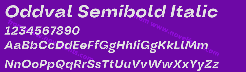 Oddval Semibold ItalicPreview Oddval Semibold ItalicPreview