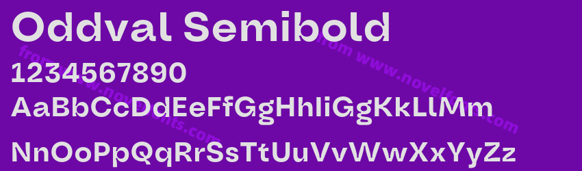 Oddval SemiboldPreview Oddval SemiboldPreview