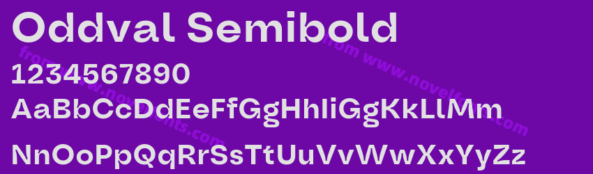 Oddval SemiboldPreview Oddval SemiboldPreview