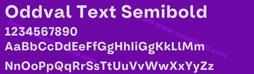 Oddval Text SemiboldPreview Oddval Text SemiboldPreview