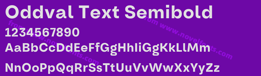 Oddval Text SemiboldPreview Oddval Text SemiboldPreview