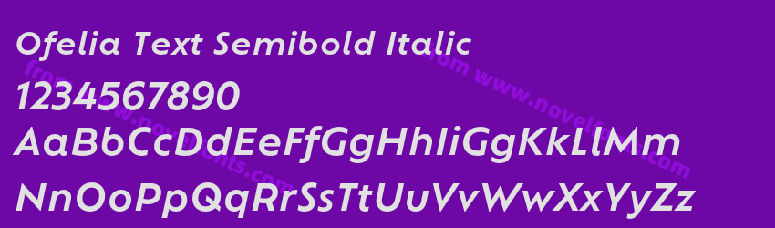 Ofelia Text Semibold ItalicPreview Ofelia Text Semibold ItalicPreview