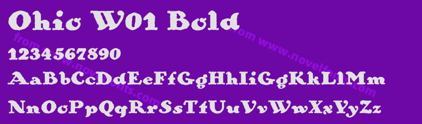 Ohio W01 BoldPreview Ohio W01 BoldPreview